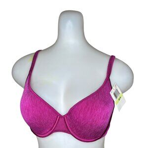 Van Elle Illumination Contour Demi Bra 36B • Fuchsia Magenta • Underwire • NWT